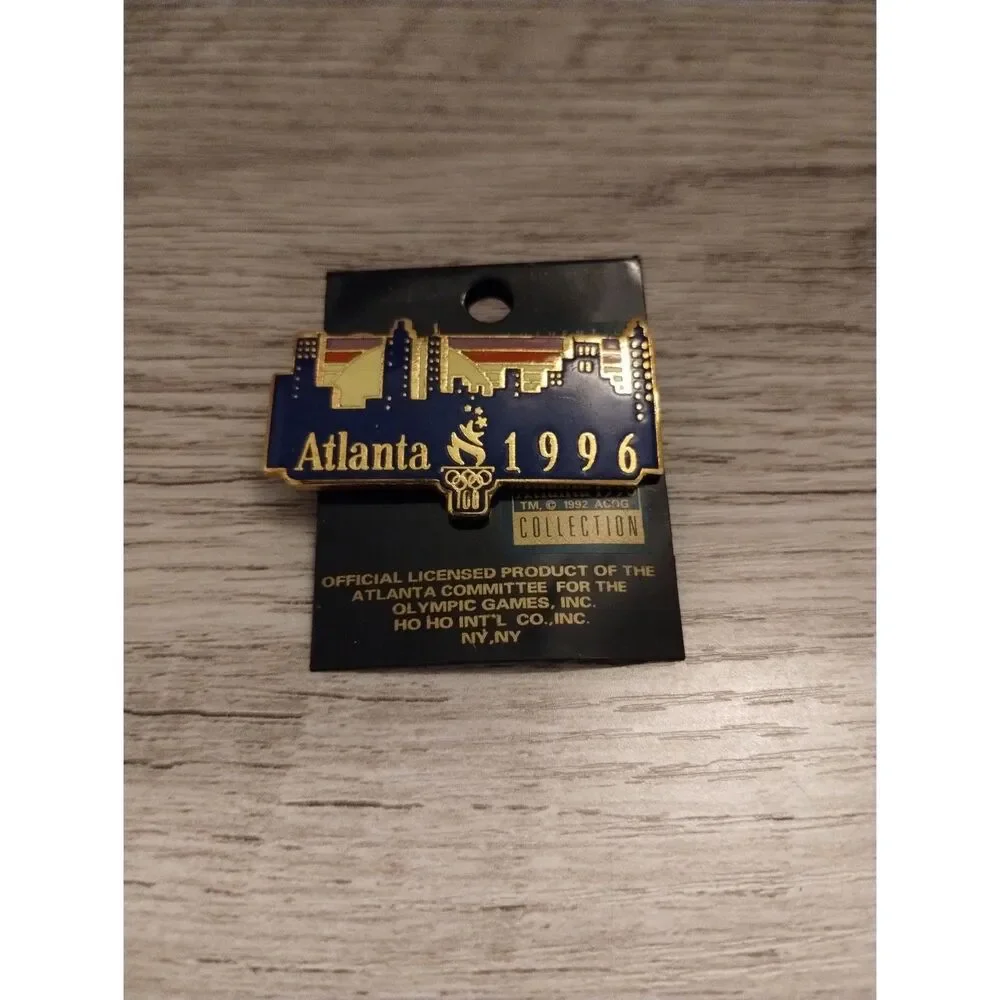 Atlanta 1996 Cityline Olympic Games Atlanta 1996 Ho Ho Int'L Co Pinback Pin